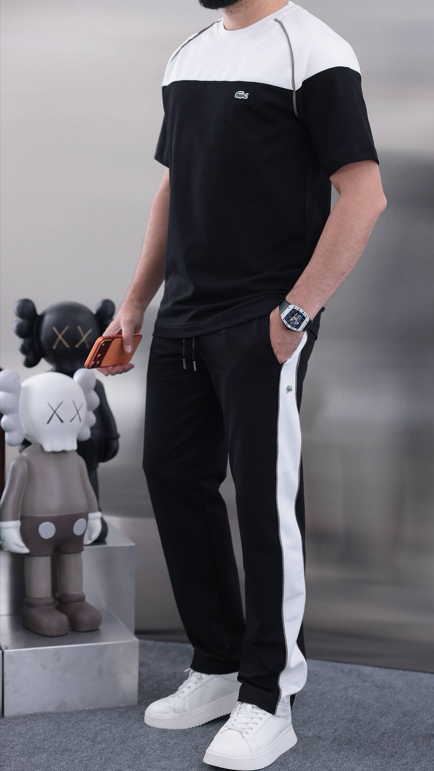 Lacoste Chroma Black Blanc